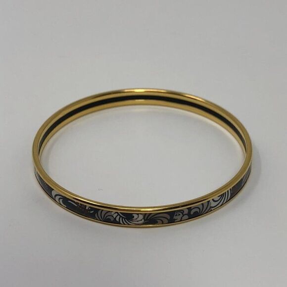 Frey Wille 14k Yellow Gold Bordered Bangle Ulta Magic Sphinx Bangle - Picture 5 of 7